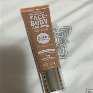 Revlon color stay face and body glow lotion